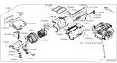 Детали печки (корпус моторчика отопителя салона, вентилятора)
