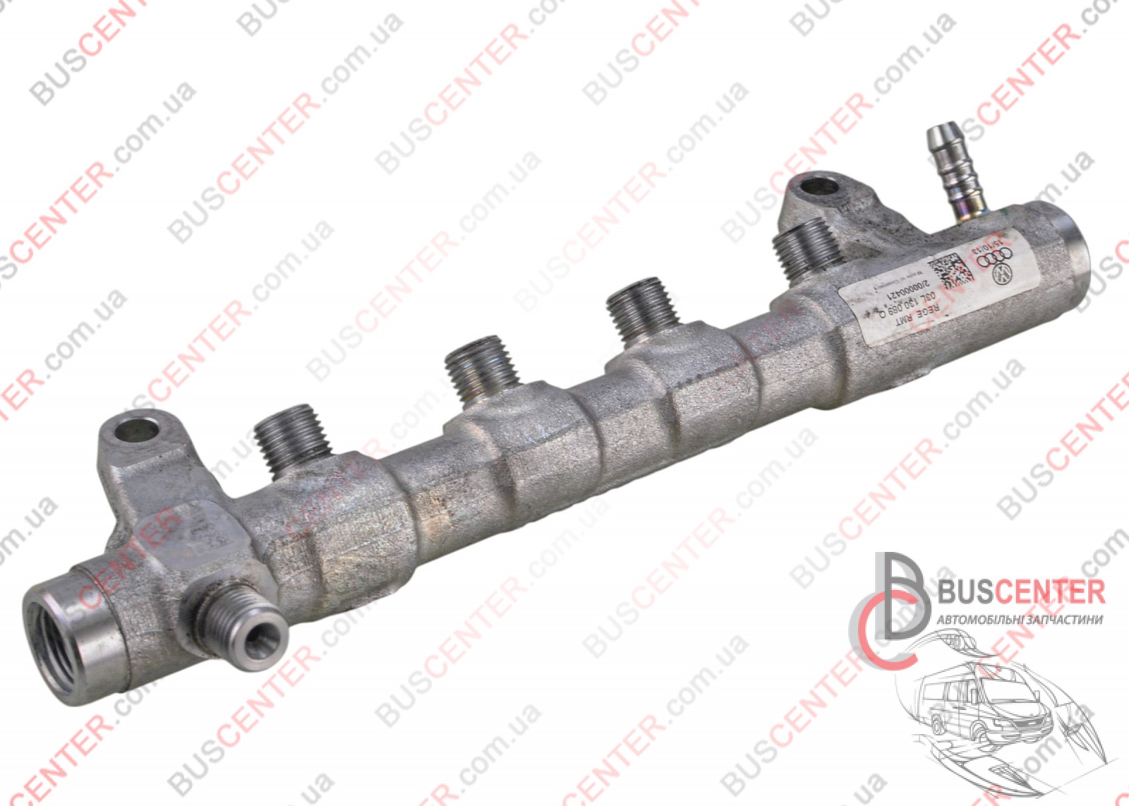 Фотография запчасти Рампа форсунок - Common Rail (топливная рейка, планка, распределитель)