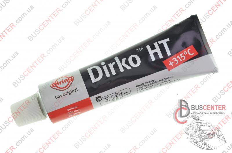 Герметик 70 ml (силикон "черный" Dirko HT "-60°C +300°C")