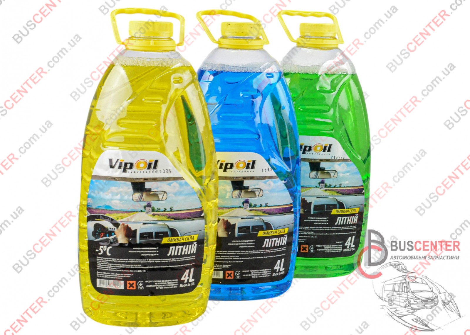 Фотография запчасти Жидкость стеклоомывателя 4L (летняя/ 1 шт)
