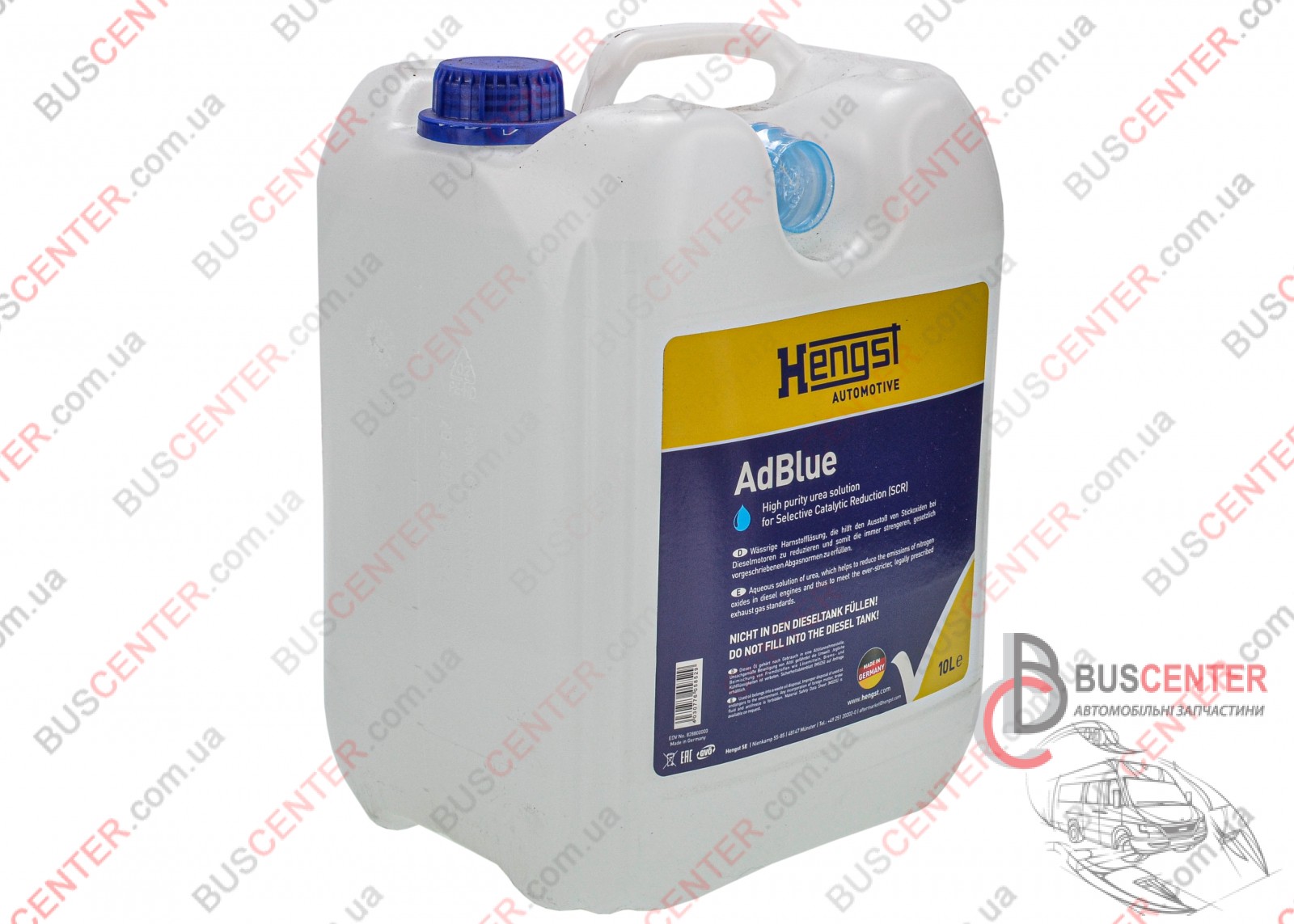 Фотография запчасти Жидкость для нейтрализации отработанных газов AdBlue 10L (мочевина 10 L)