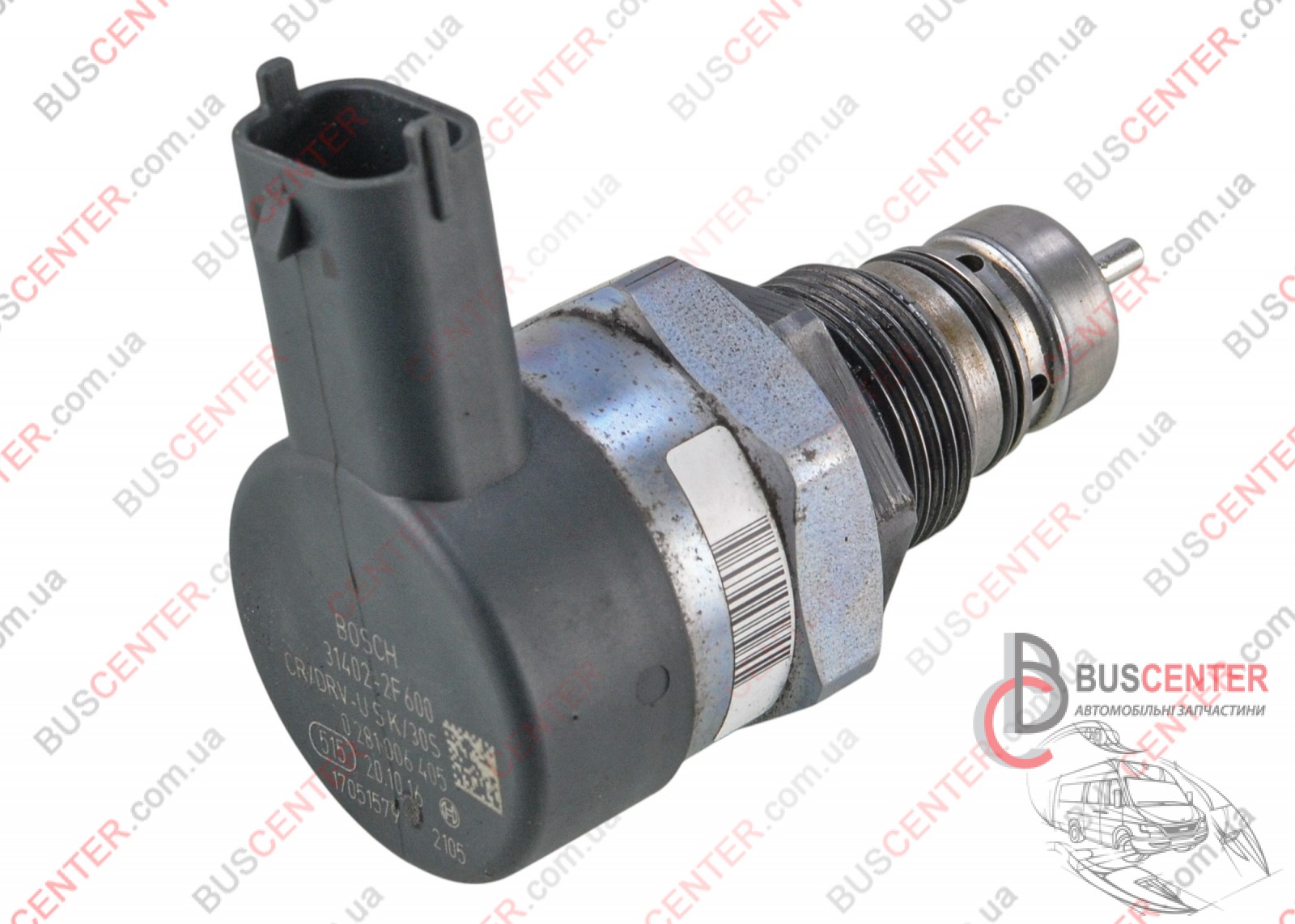 Фотография запчасти Редукционный клапан топливной рейки Common-Rail