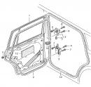 Фотографія запчастини  Петля задніх дверей ліва верхня