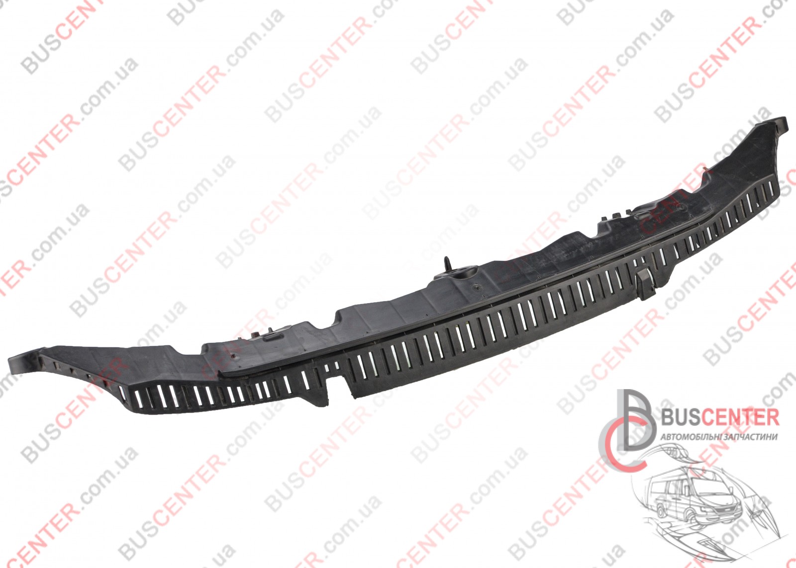 Фотографія запчастини Кронштейн бампера заднього (центральний, напрямна, пластик)