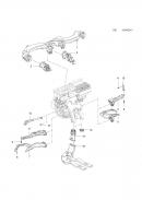 Воздуховод печки правый (обдува ног переднего пассажира)