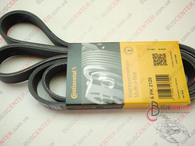 Фотография запчасти Ремень ручейковый 6 PK 2120 (2.3D (AC)