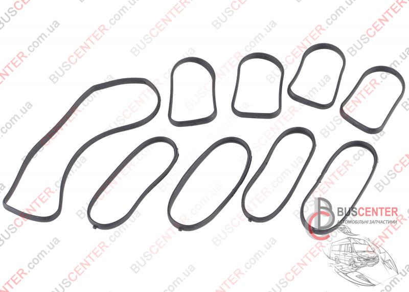 Комплект прокладок впускного коллектора (прокладка, проставка, манжет, уплотнитель, сальник, резинка "9 шт" OM611/646)