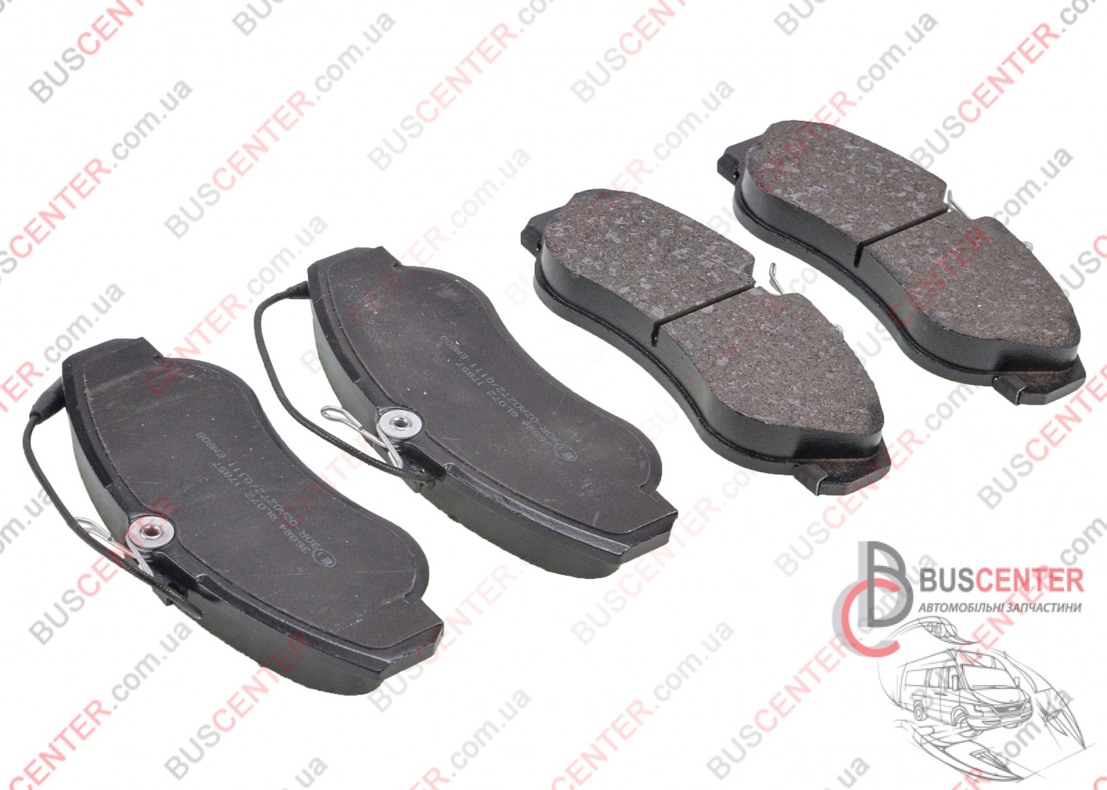 Фотографія запчастини  Гальмівні колодки передні R16