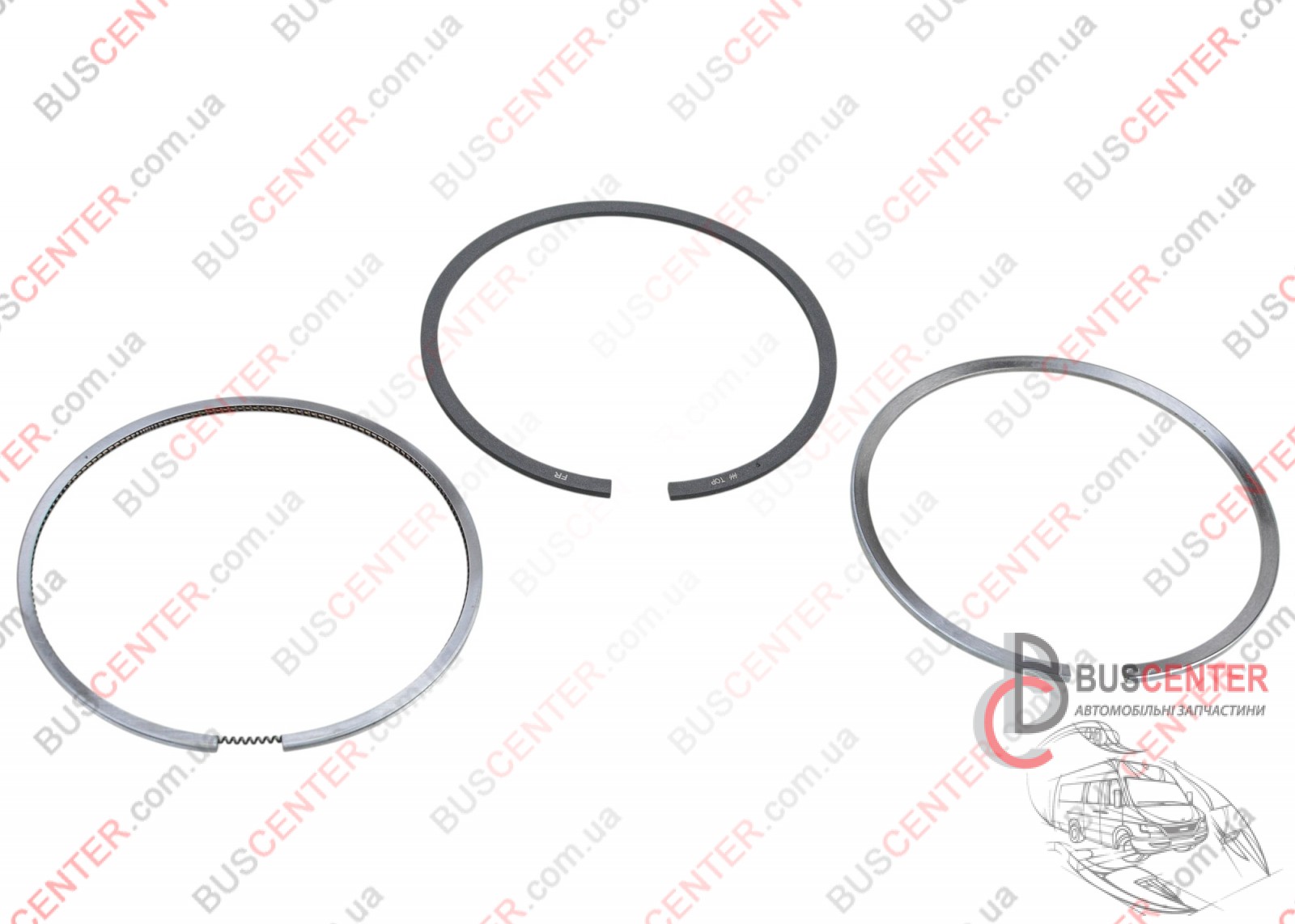 Фотография запчасти Кольца поршневые 88.00x2.50 2.00 2.50 STD (стандартные - комплект на один поршень)