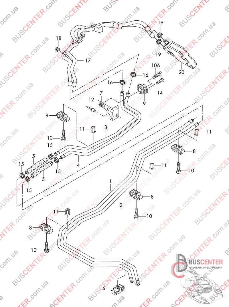 Фотографія запчастини  Трубка кондиціонера