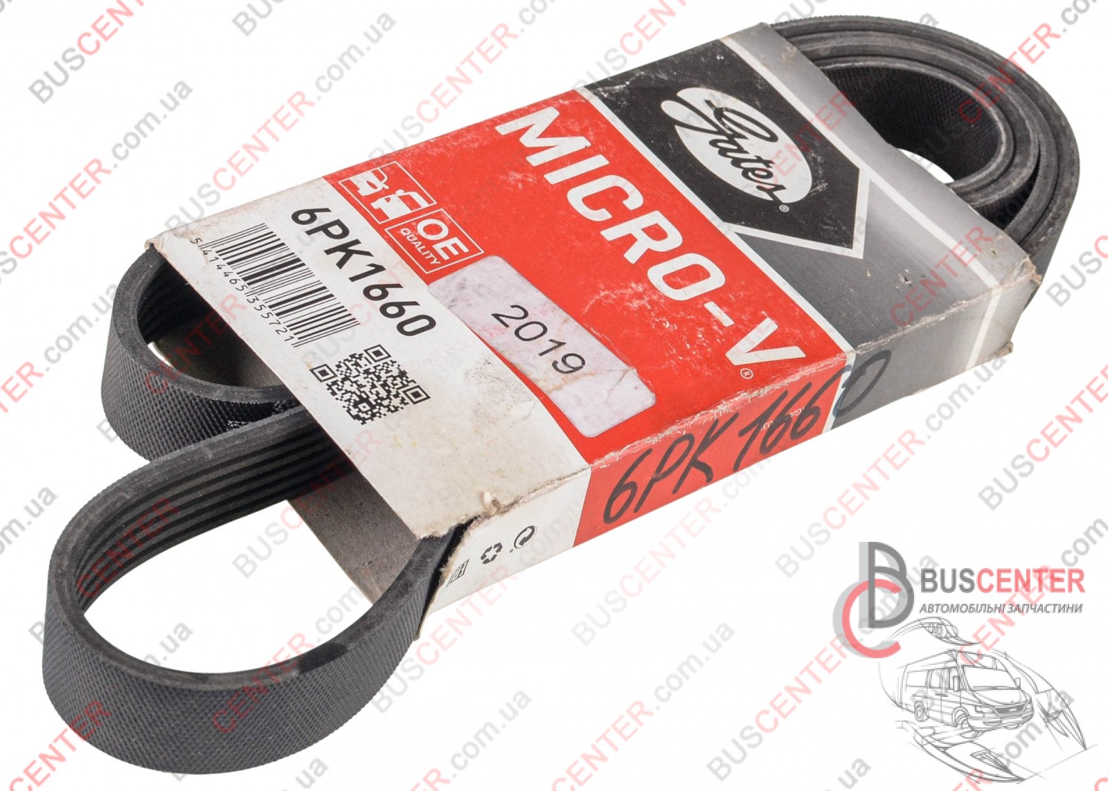 Фотография запчасти Ремень ручейковый 6 PK 1660