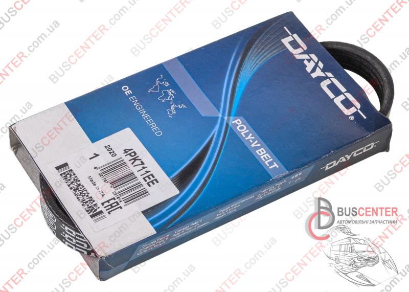 Фотографія запчастини  Ремінь струмковий 4 PK 711