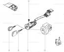 Замок зажигания (без контактной группы)