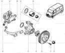 Фотография запчасти Поворотный кулак правый (цапфа/ D 24) R16 с ABS с 2006