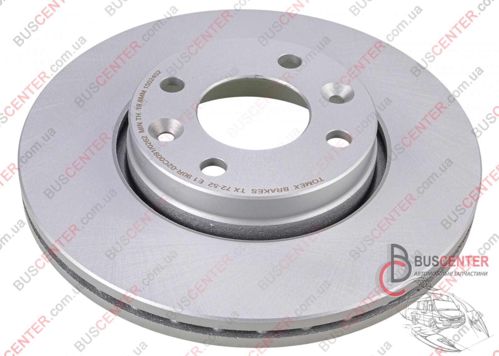 Фотография запчасти Тормозной диск вентилируемый передний (D258)