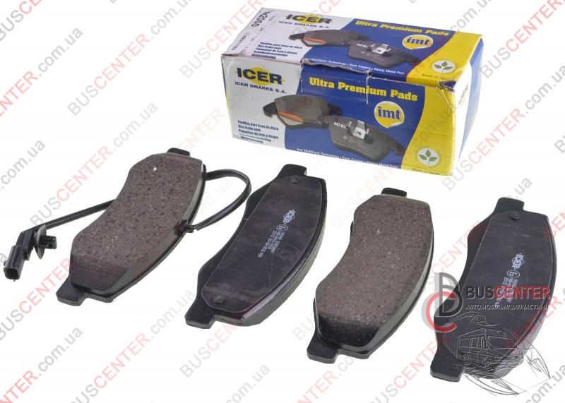 Фотографія запчастини  Гальмівні колодки задні ( двокатковий "спарка" - дискові гальма)