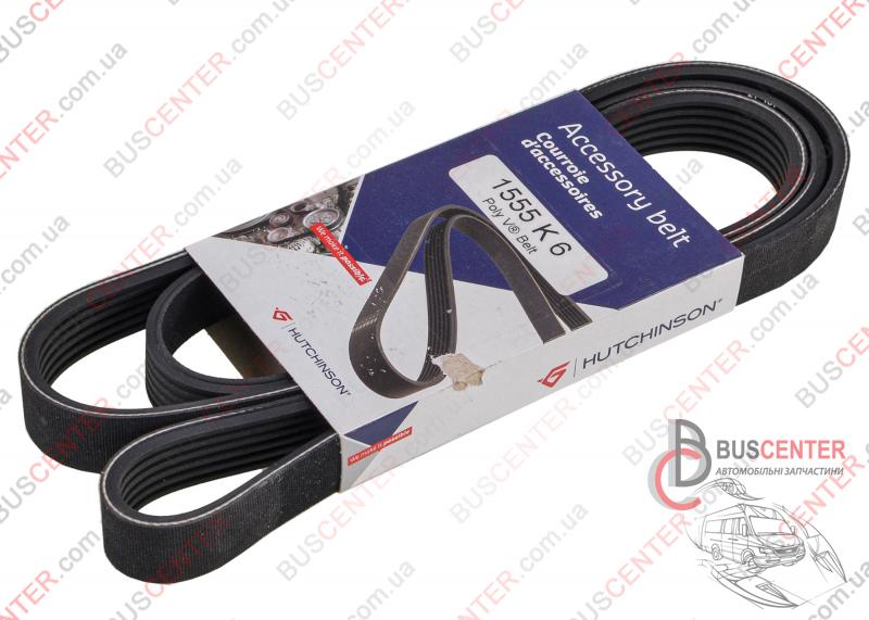 Фотографія запчастини  Ремінь струмковий 6 PK 1555