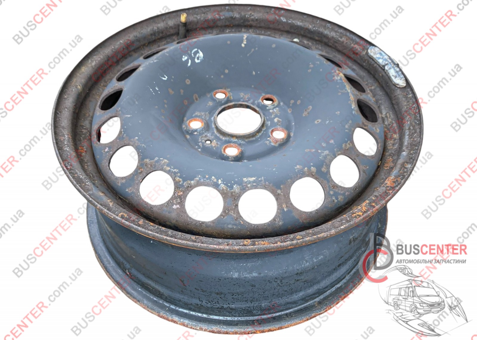 Фотографія запчастини Диск колісний залізний R16 (5 болтів)