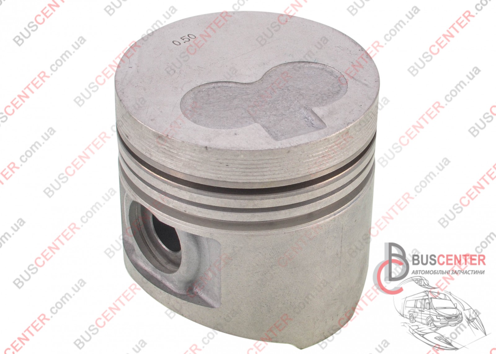 Фотография запчасти Поршень 0.50 (без колец, комплект - 4шт)