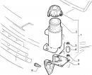 Подушка корпуса воздушного фильтра ("преобразователя давления турбокомпрессора" упругая пробка, опора - 1 шт)