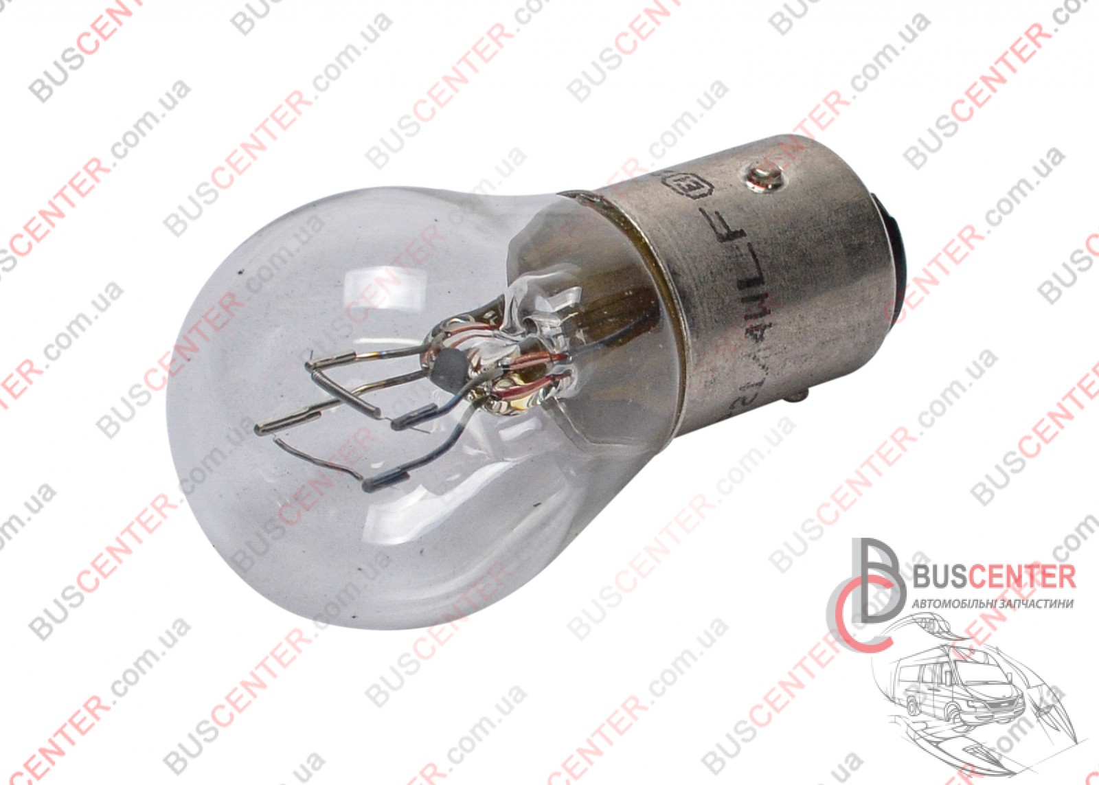 Фотографія запчастини Лампочка 12V  21/4W  P21/4W (BAZ15D  Pure Light - 1 шт)