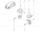 Амортизатор передний левый газовый (стойка)