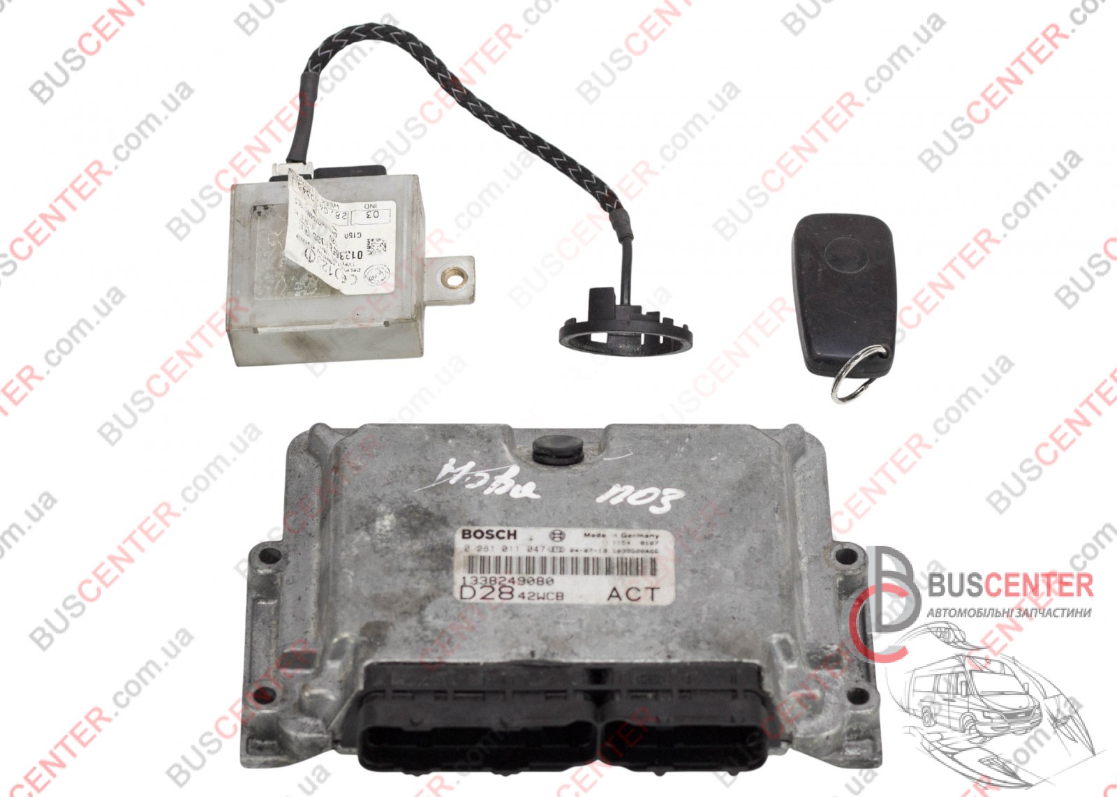 Фотографія запчастини Электронный блок управления (ЭБУ) (комплект)