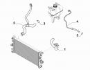 Трубка системы охлаждения (от бачка к термостату)