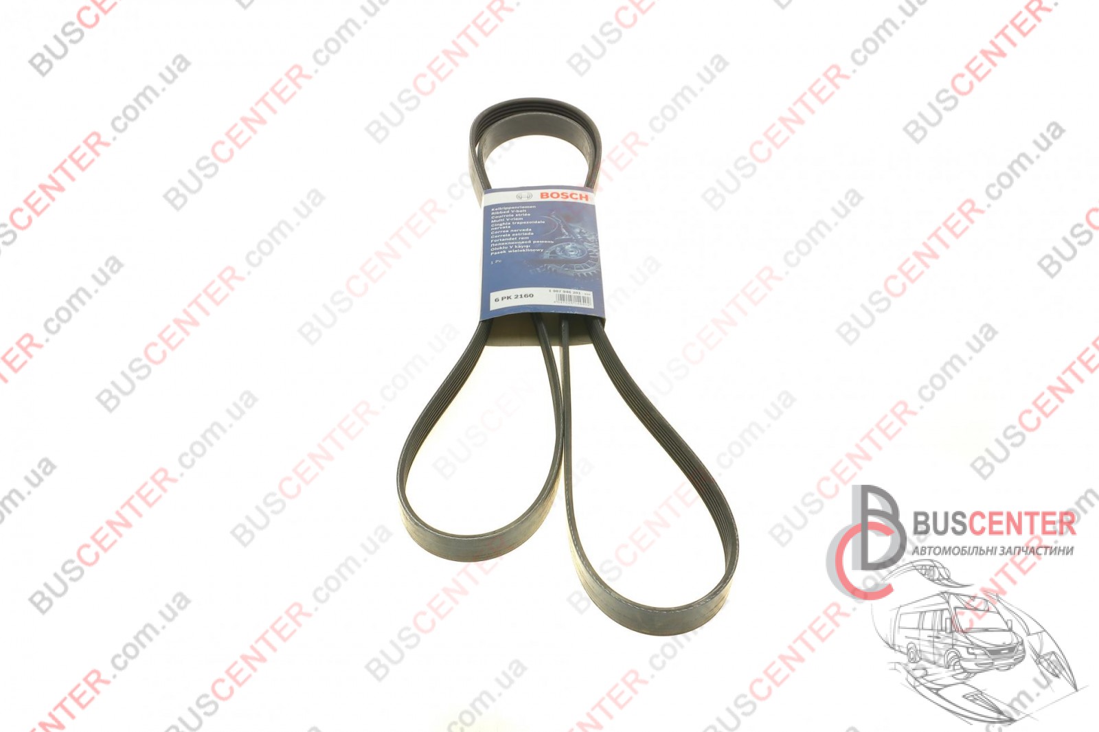 Фотография запчасти Ремень ручейковый 6 PK 2160