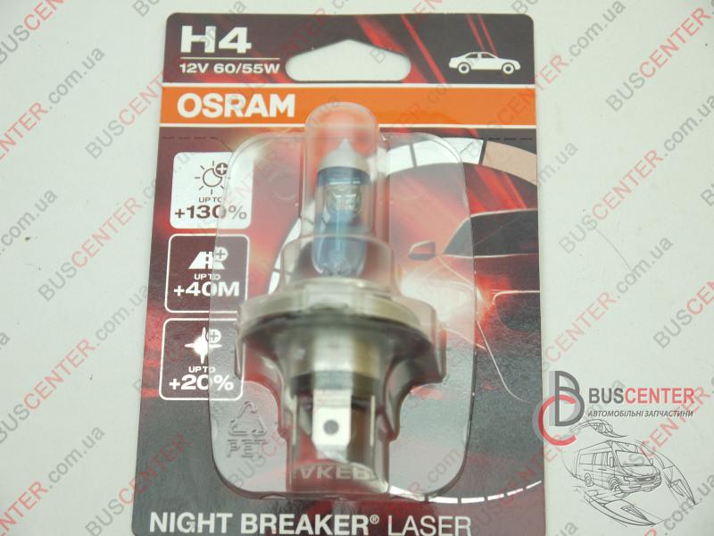 Лампочка H4 12V 60/55W (P43t Night Breaker Laser +130 )