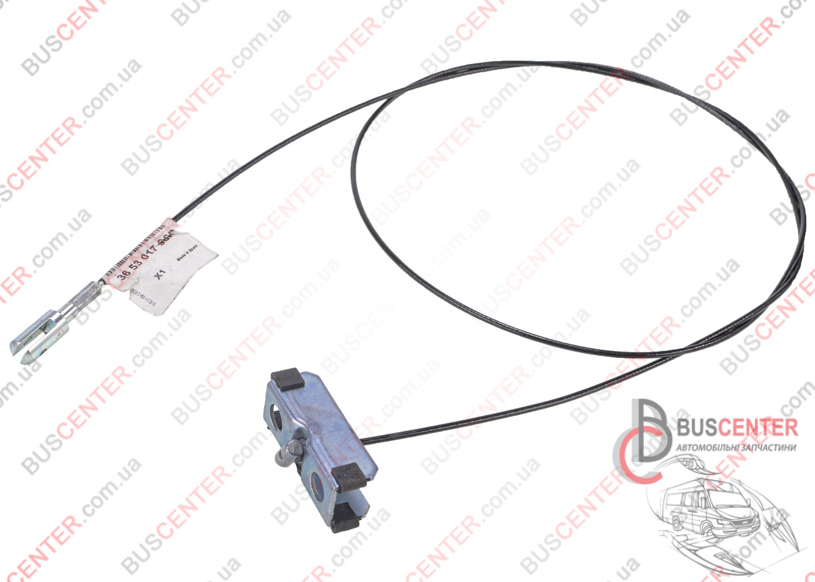 Фотография запчасти Трос ручного тормоза (от ручки)