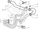 Трубка охлаждающей жидкости (патрубок системы охлаждения) Fiat Ducato 1308350080