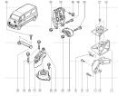 Подушка двигателя левая