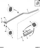 Резиновое кольцо глушителя (кронштейн, упругая пробка, подушка трубы выхлопных газов "1 шт")