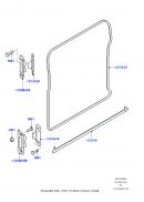  Ущільнювач дверей бічний зсувної правої/лівої
