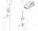 Болт крепления амортизатора M12 (стойки "1 шт")