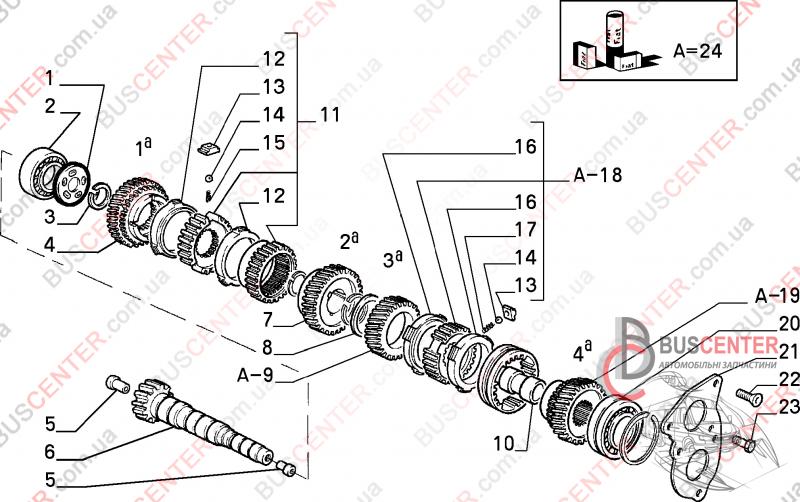 Фотография запчасти Синхронизатор КПП 3-4-5 передача ME