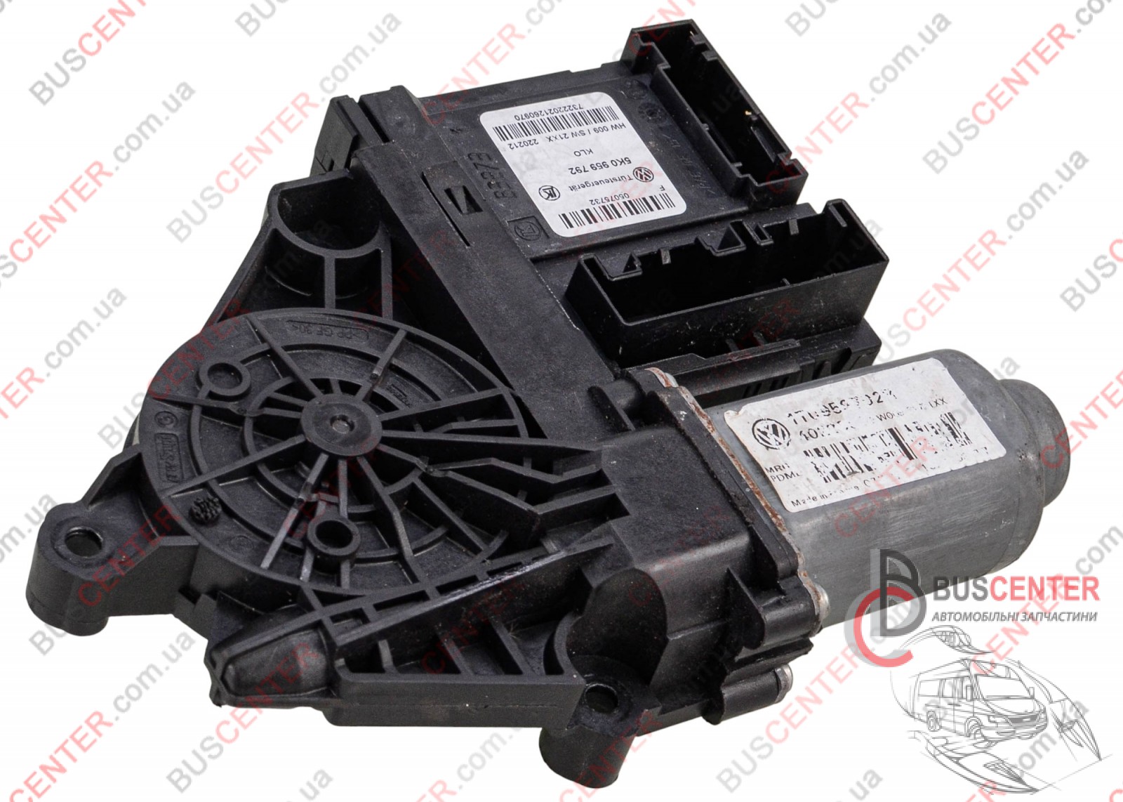 Фотографія запчастини Моторчик склопідйомника передніх правих дверей