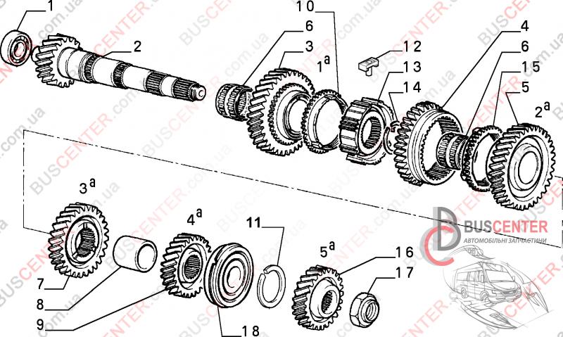 Фотография запчасти Подшипник КПП 25X52X21,1/ вторичный вал