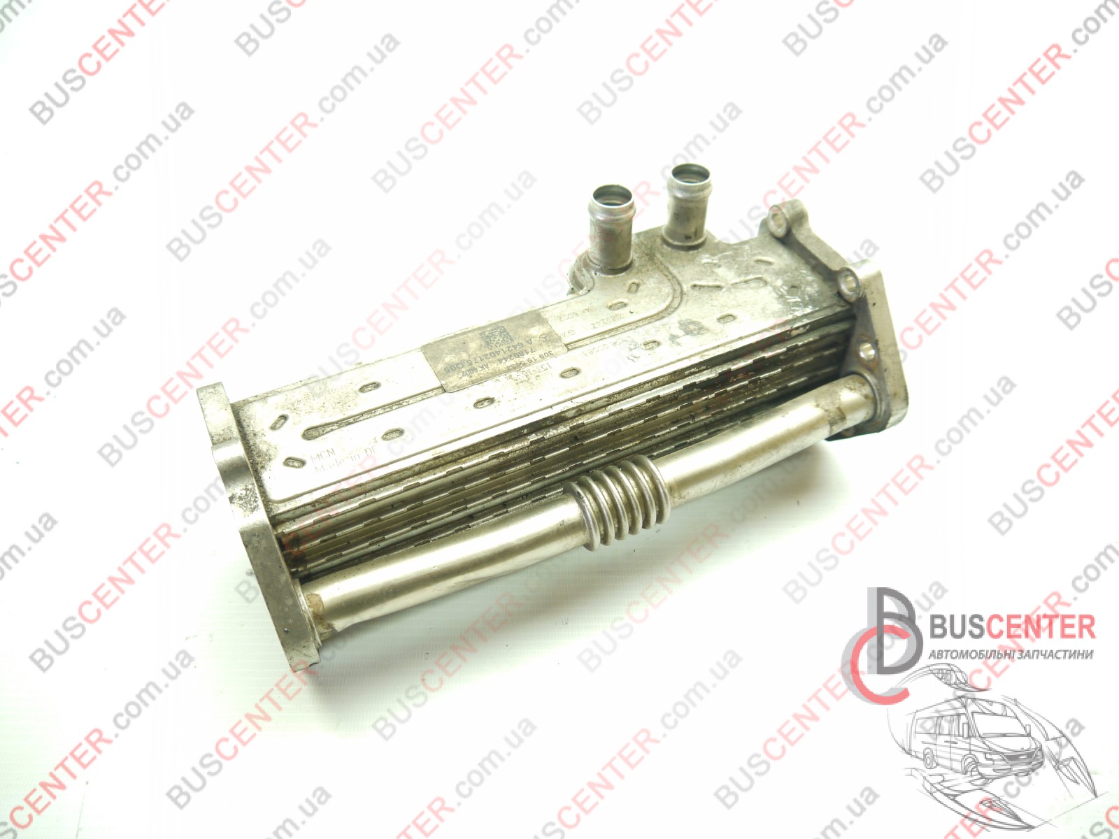 Фотография запчасти Охладитель отработанных газов (радиатор, теплообменник, OM642)