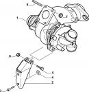 Кронштейн крепления турбины (2.2 hdi)
