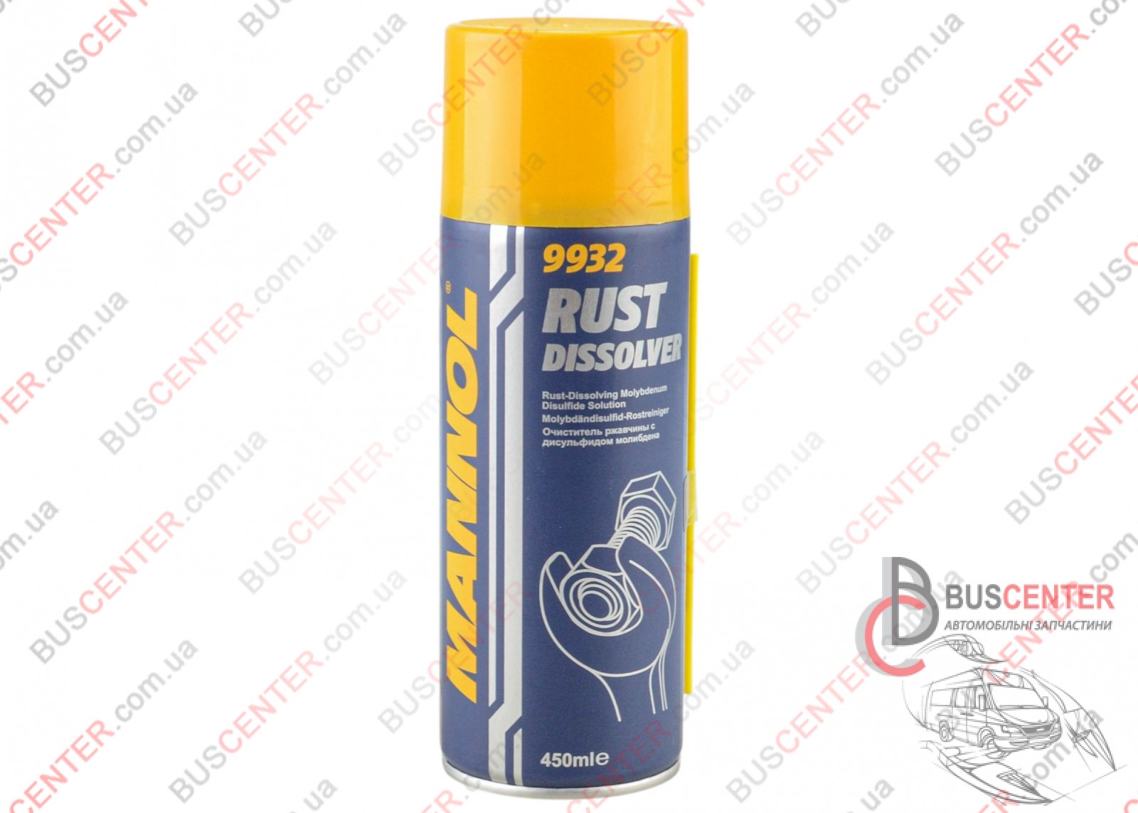 Фотографія запчастини  Рідкий ключ 150 ml ( "з перетворювачем іржі MoS2" універсальне мастило, технічний аерозоль, ведерця)