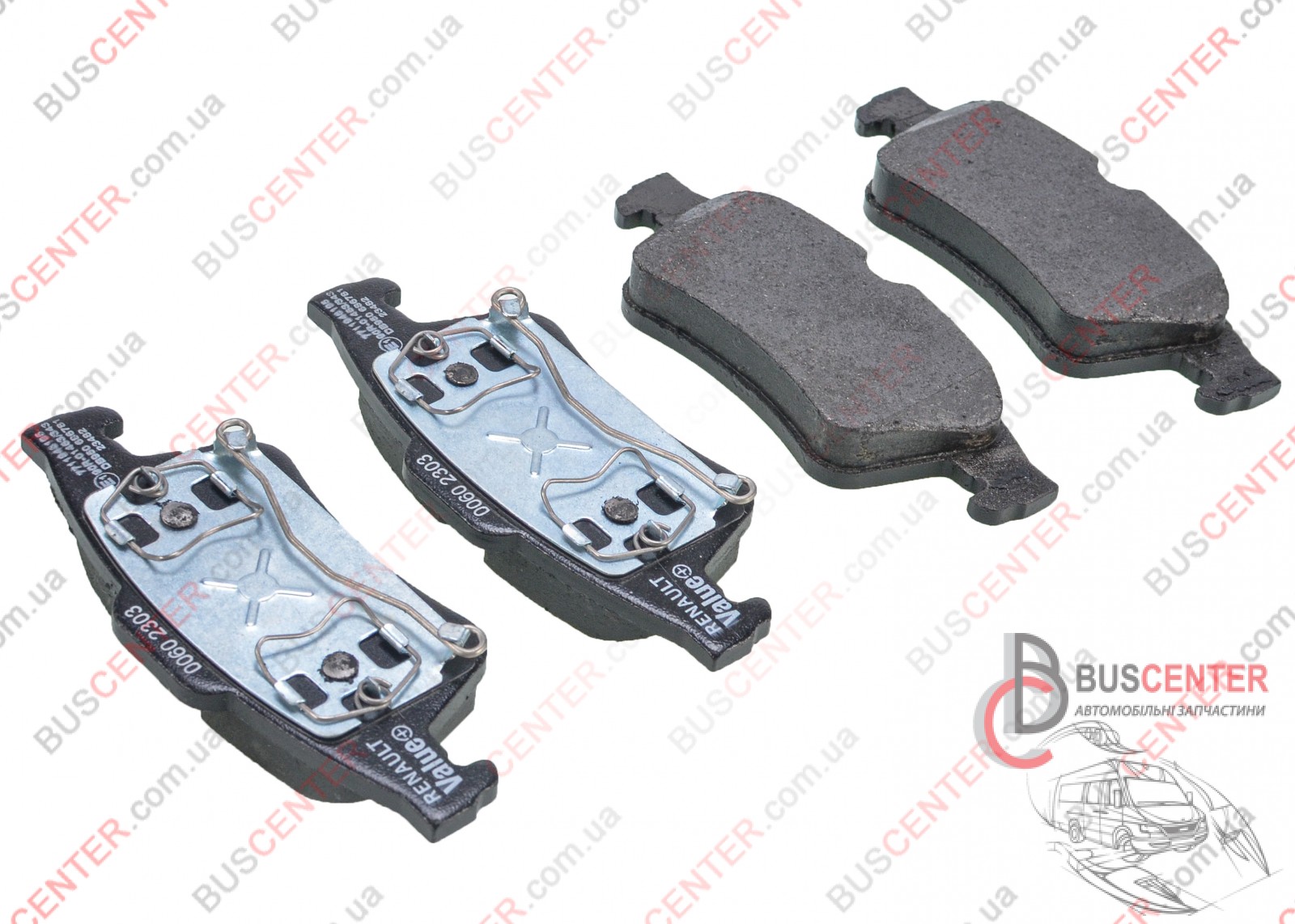 Фотографія запчастини  Гальмівні колодки задні ( дискові гальма)