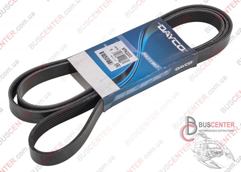 Фотографія запчастини  Ремінь струмковий 6 PK 2203 ( без AC)