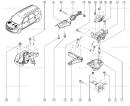 Кронштейн крепления подушки двигателя левый  (КПП) LODGY