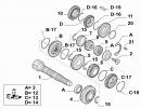 Кольцо синхронизатора 5-6 передача ML6C (пружина "1 шт")