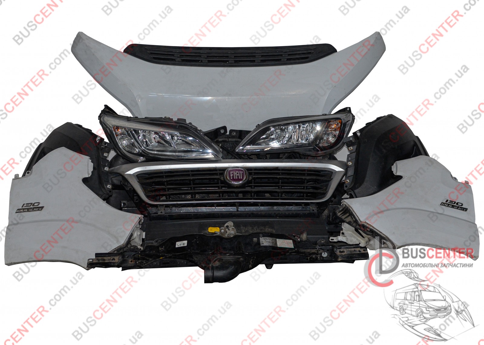 Фотографія запчастини Комплект передніх зовнішніх / внутрішніх кузовних запчастин (передок комплектний, у зборі)