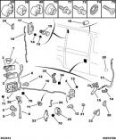 Палец замка верхний сдвижной двери (штифт - 1 шт)