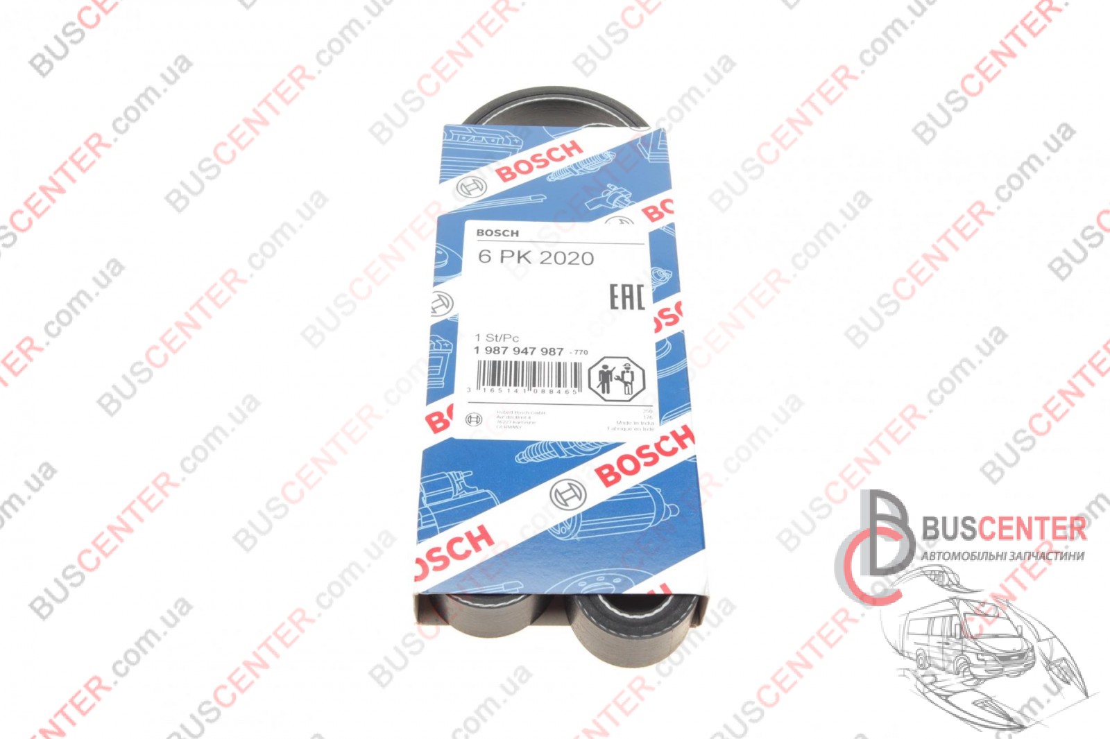 Фотографія запчастини Ремінь струмковий 6 PK 2020 (AC OM601)