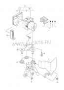 Кронштейн крепления блока управления ABS